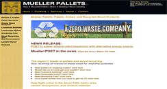 Desktop Screenshot of muellerpallets.com